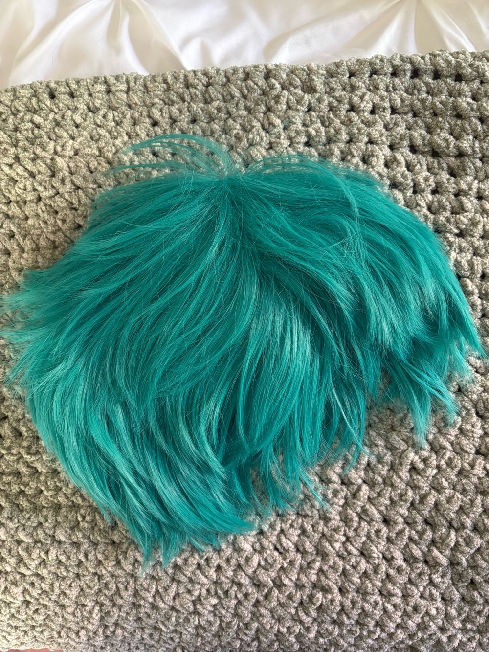 Rumi Wig - Vibrant Teal Hairpiece